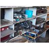 Image 2 : Shelving Unit w/ Contents of Various Items: Cables, Filters, Motors, Bottle Tacks, Utility Rims etc