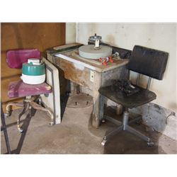 2 Chairs, Table, Tack, Whetstones and etc.