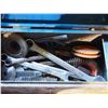 Image 4 : Metal Toolbox with Tray of Contents (Wrenches, Hand Tools and Misc)