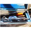 Image 7 : Metal Toolbox with Tray of Contents (Wrenches, Hand Tools and Misc)