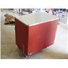 Image 2 : Metal Storage Cabinet on Wheels 31 by 19.5"
