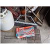 Image 3 : Misc Lot Wheel Wrench, Propane Tanks, Broom and Water Tanks