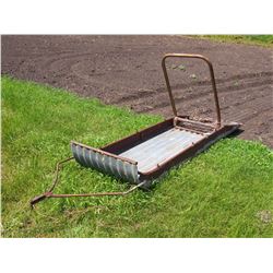 Vintage Metal Sleigh 89" L