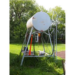 Fuel Tank and Stand Approx 300 Gal with Wire (Gasoline)