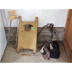 Tool Poucher, Back Pack, Meat Saw, Knife and etc.