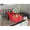 Image 1 : Hubcaps, 2 Gas Cans and Misc