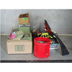 Misc Bolts, Filter, Saw Blades and Misc