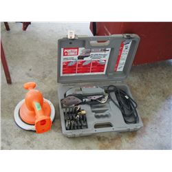 Porter Cable Sander (Working) and Polisher (Missing Battery) and Case