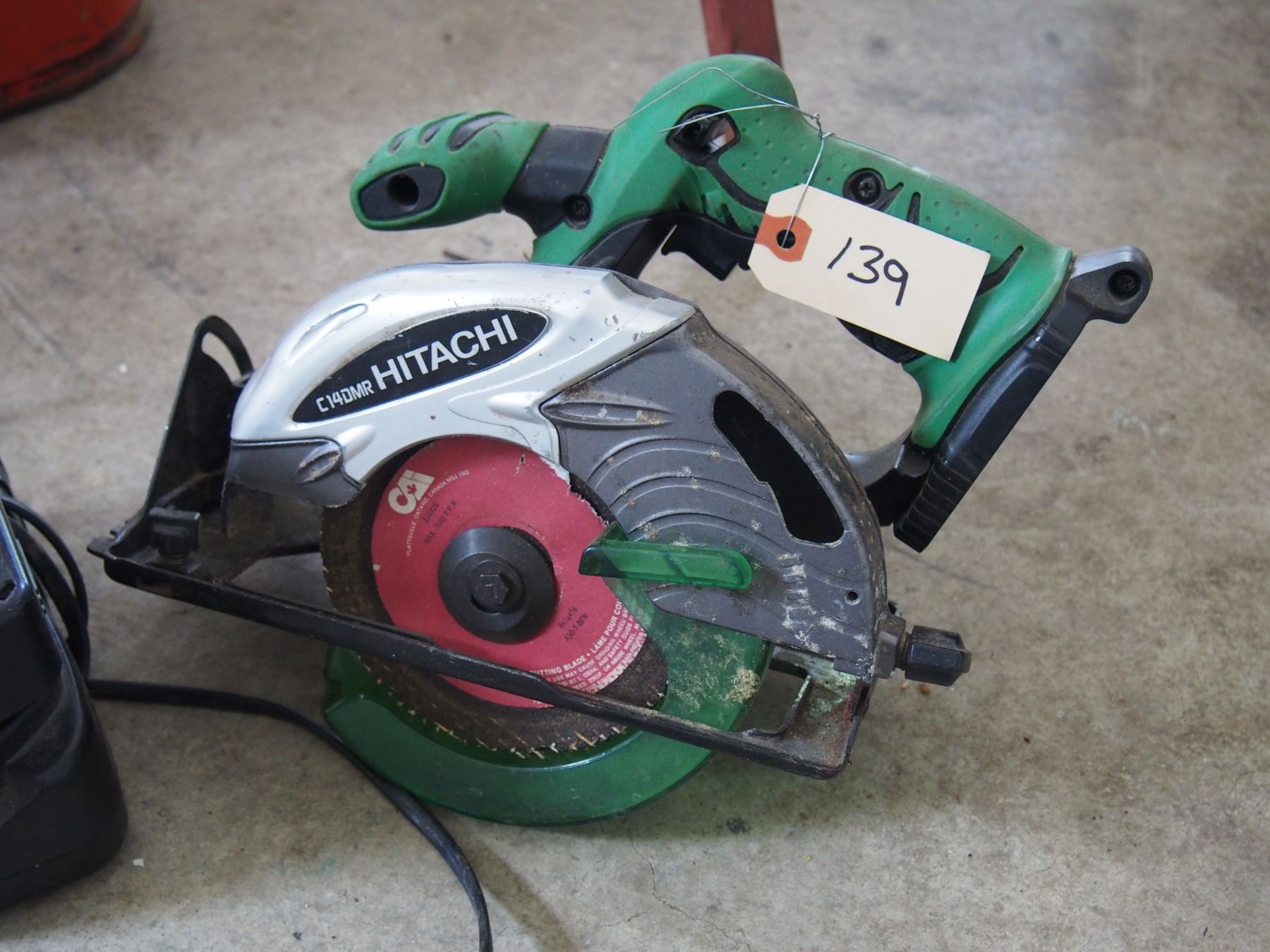 Hitachi Cordless Circular Saw with Battery and Charger Plus Hitachi Cordless Drill with Battery Hitachi Cordless Circular Saw with Battery and Charger Plus Hitachi Cordless Drill with Battery