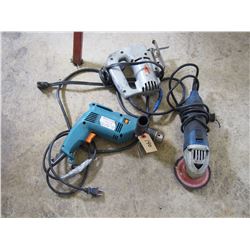 Black and Decker Jig Saw, Impact Drill and Angle Grinder