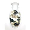 Image 1 : 12" Hand Painted Japanese Landscape Vase