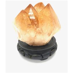 Amber Coloured Healing Crystal