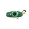 Image 4 : WufuÂ Five Bats Green Nephrite Hand Carved Snuff Bottle With Stopper And Spoon.