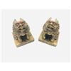 Image 1 : Pair Of Brass Qi Lin Feng Shui Figures
