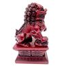 Image 3 : Pair Of Red Foo Dogs