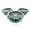 Image 1 : Set Of Three Blue Floral Bowls