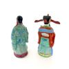 Image 2 : Stamped Famille Rose Porcelain Figures Of Fu Xing & Lu Xing