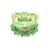 Image 1 : Green And WhiteÂ Jin Chan - Money Toad With Crown