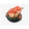 Image 2 : Red, Green And White Money Toad With Red Semi-Precious Stones