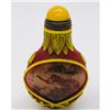 Image 3 : Chinese Hand Carved Peking Glass Reverse Painted Monkey Snuff Bottle