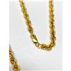 Image 3 : 10kt Gold Ladies Rope Chain