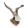 Image 3 : Jonathan Shan Fine Hand Carved & Painted Eagle On Burled Perch