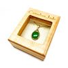 Image 3 : Ladies 1.49ct Oval Cut Canadian Jade in 18K Gold Plated Mount