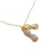 Image 3 : Ladies Peanut Double Pearl 18kt Gold Plated Necklace