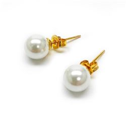 Pair Of Ladies Akoya Pearl Earrings