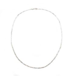 Sterling Silver 925 Figaro Link Necklace