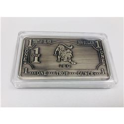 Asian Tibetan Silver One Ounce Bullion Depicting Leo