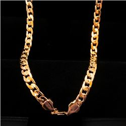 Men's Gold Tone Cuban Link Chain