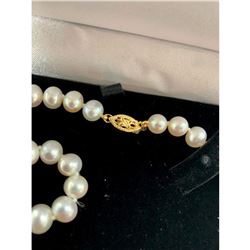 Classic Akoya Pearl Ladies Necklace AAA+ Grade Pearls