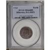 Image 3 : 1723 FARTH Hibernia Farthing, D:G:REX MS64 Brown PCGS. 