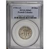 Image 3 : 1710-AA 30DEN French Colonies 30 Deniers MS62 PCGS. Br 