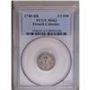 1740-BB 1/2 SOU M French Colonies Half Sou Marque MS62 