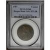 1787 Connecticut Copper, ETLIR XF40 PCGS, M. 31.1-gg.1, 