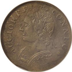 1788 COPPER Connecticut Copper, Mailed Bust Left--Over 