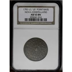 1783 COPPER Nova Constellatio Copper, Pointed Rays, La 