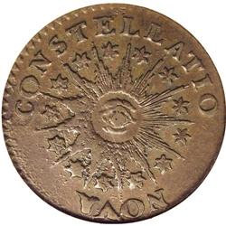 1785 COPPER Nova Constellatio Copper, Pointed Rays MS6 