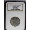 1794 TOKEN Franklin Press Token MS62 Brown NGC. Plain 