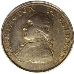 1793 1/2P Washington Ship Halfpenny, Copper, Lettered 