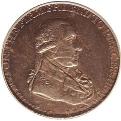 1795 1/2P Washington Grate Halfpenny, Large Buttons, R 