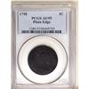 Image 3 : 1795 1C Plain Edge AU55 PCGS. S-78, R.1. ONE CENT is h 
