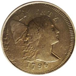 1796 1C Liberty Cap--Double Struck, Second Strike 60% 