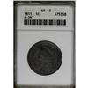 1811 1C XF40 ANACS. S-287, B-1, R.2. Deep steel-blue a 