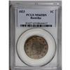 Image 3 : 1823 1C Restrike MS65 Brown PCGS. The diagnostic break 