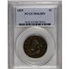 Image 3 : 1825 1C MS63 Brown PCGS. N-9, High R.2. Easily identif 