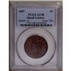 Image 1 : 1837 1C Plain Cords, Medium Letters AU58 PCGS. N-4, R. 