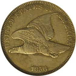 1856 1C --Cleaned--ANACS. XF40 Details. Snow-3. Probabl 